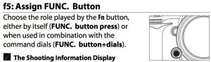 Nikon D700 - Function Button