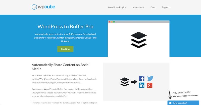 WordPress to Buffer Pro