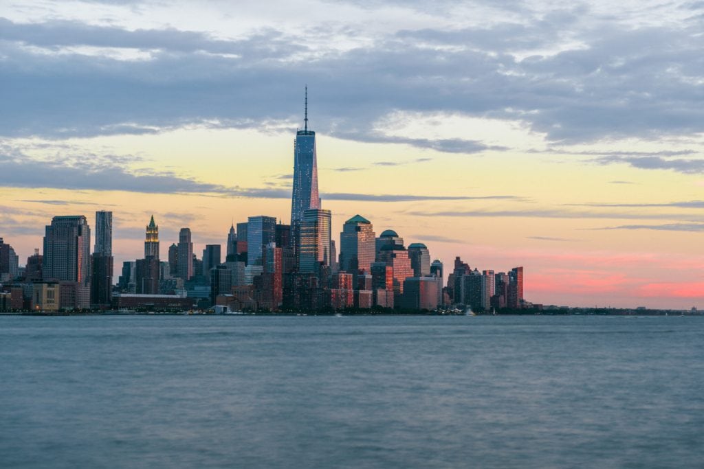 New York City Sunset from Hoboken